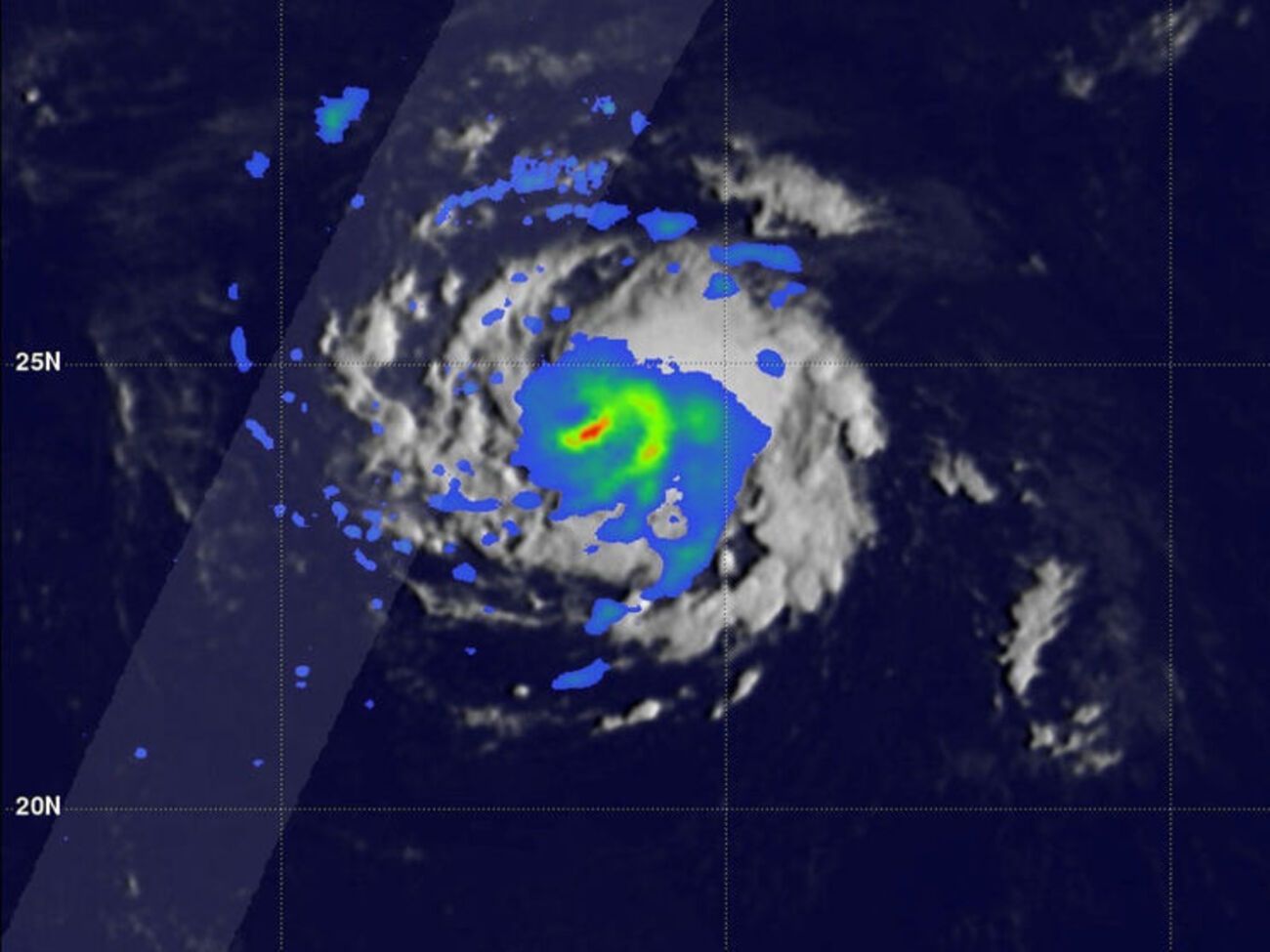 NASA продемонстрировало ураган "Флоренс"