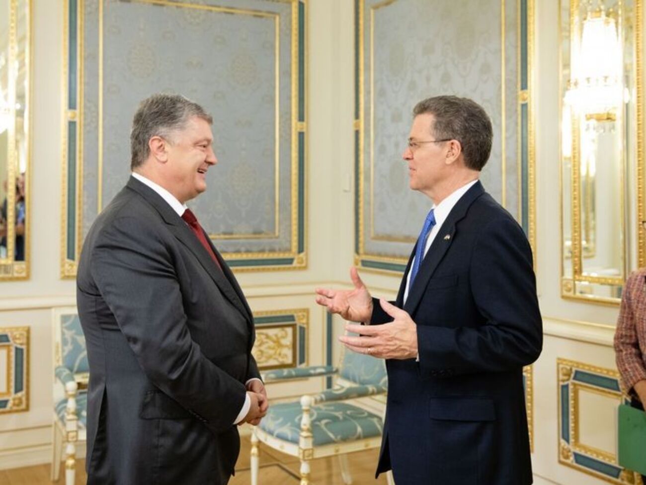 Порошенко в Києві зустрівся з послом США з питань міжнародної релігійної свободи Семюелем Браунбеком