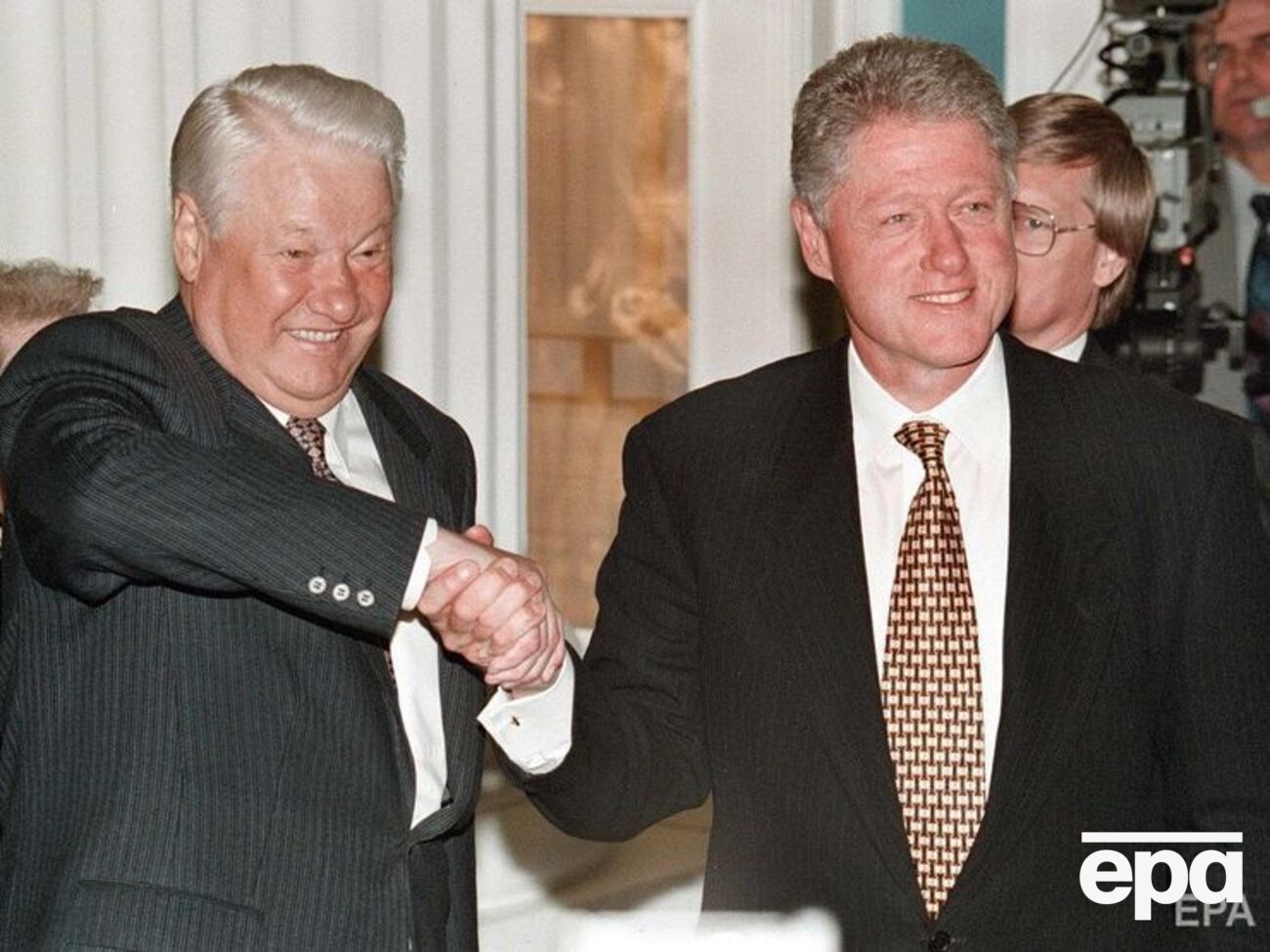 Ельцин и Клинтон на встрече в Кремле в сентябре 1998 года