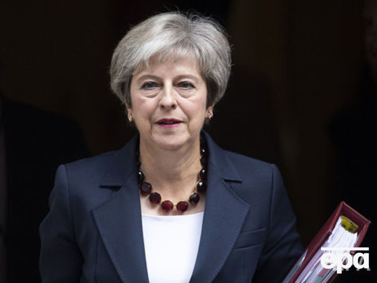 За інформацією Йозвяка, про справу Скрипалів Мей (на фото) розповість 20 вересня