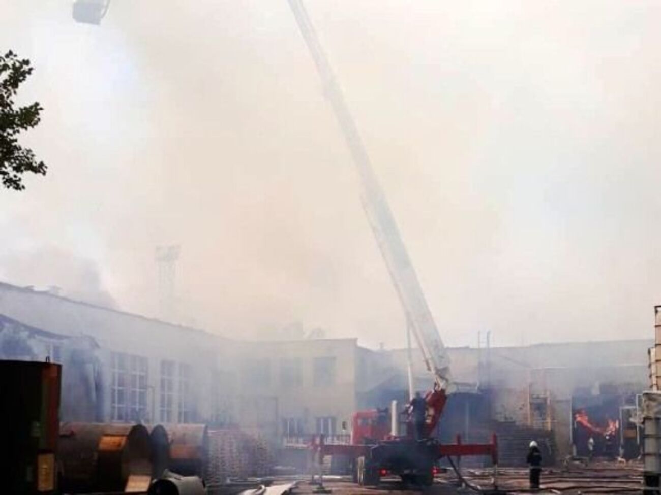 Пожар потушили утром 19 сентября