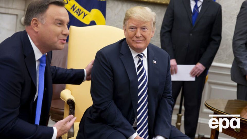 Дуда і Трамп обговорили "Північний потік – 2"