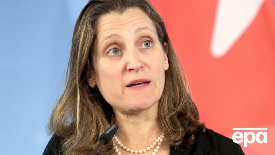 Фриланд сказала, что Канада будет собирать информацию о заболевании Верзилова