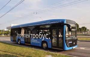 Электробус "КамАЗ" заглох на маршруте с пассажирами