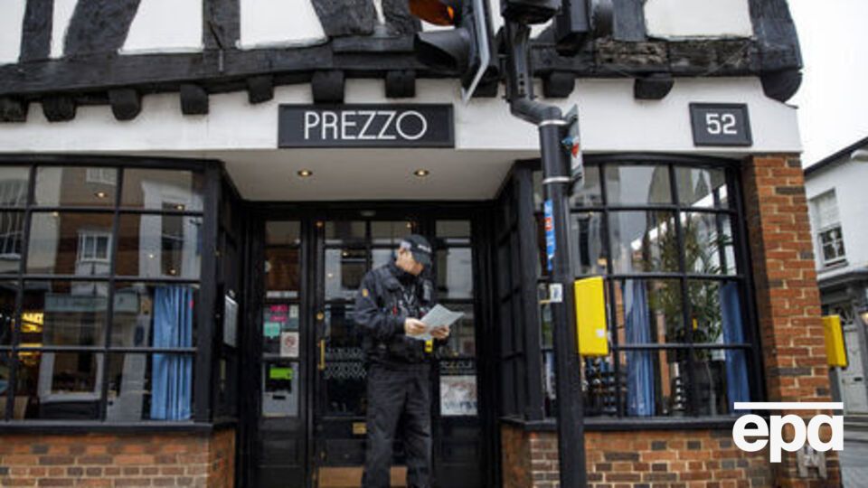 Инцидент произошел в ресторане Prezzo 16 сентября