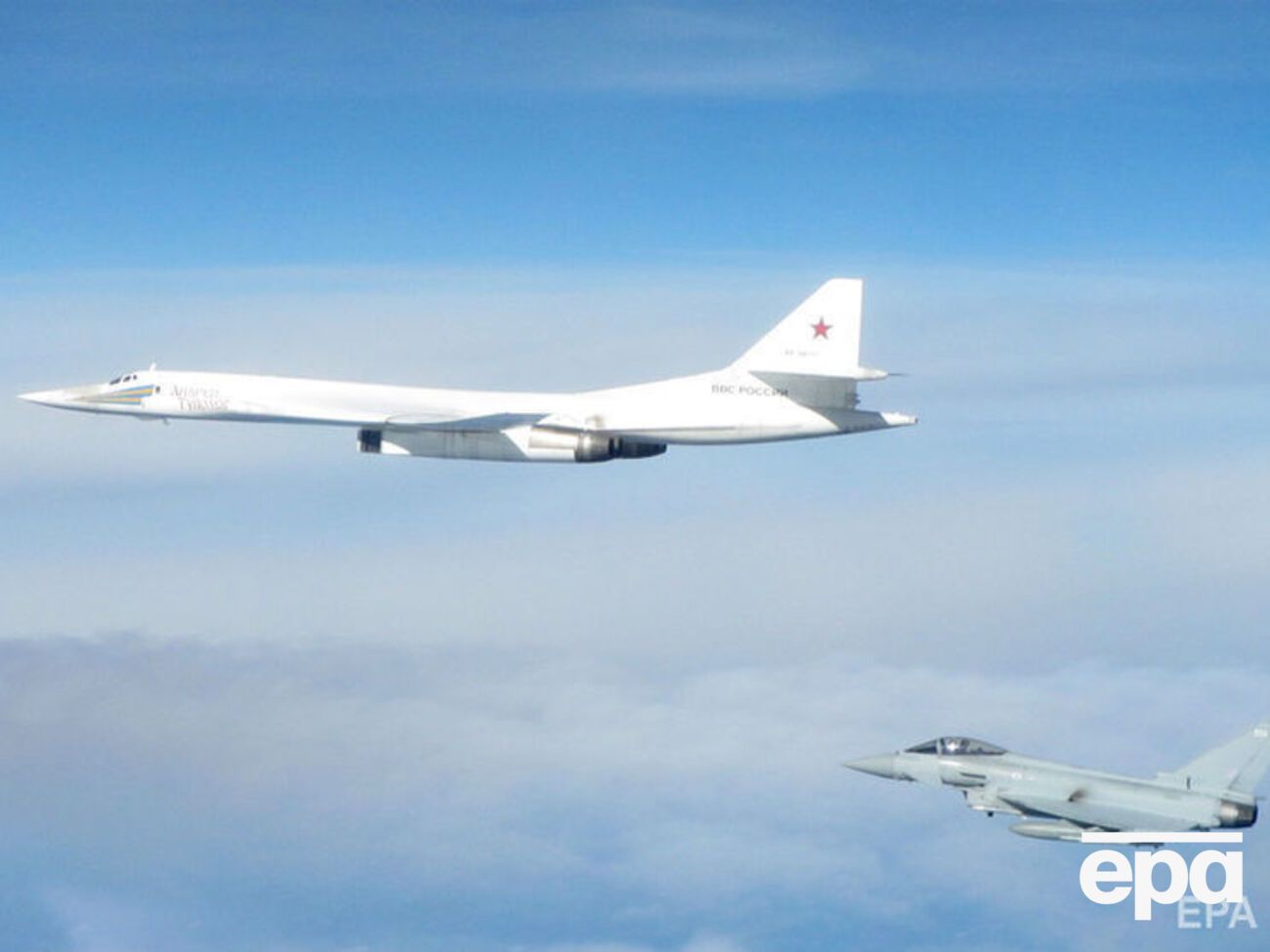 Российские бомбардировщики курсировали над Северным морем