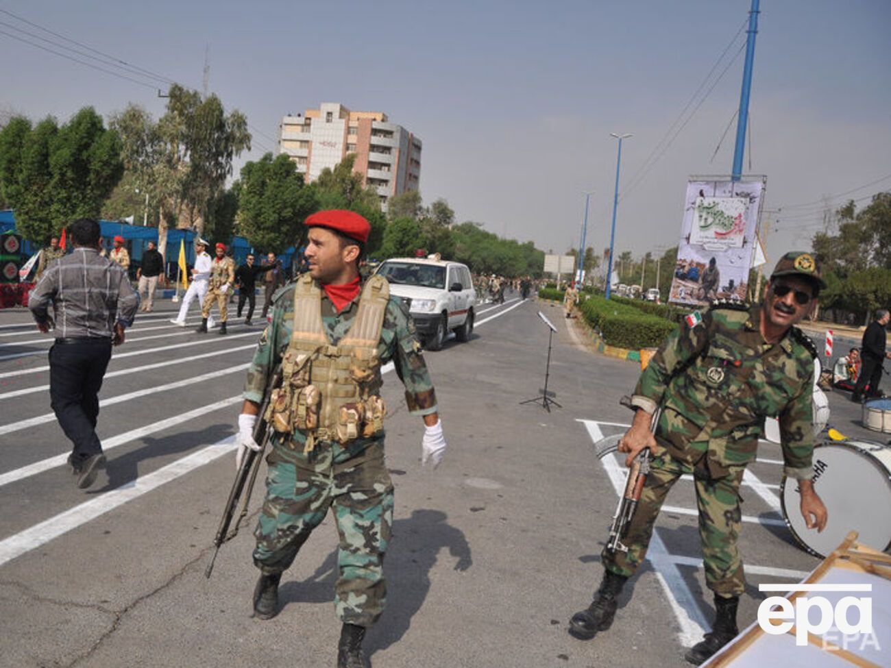 Парад расстреляли в городе Ахвазе