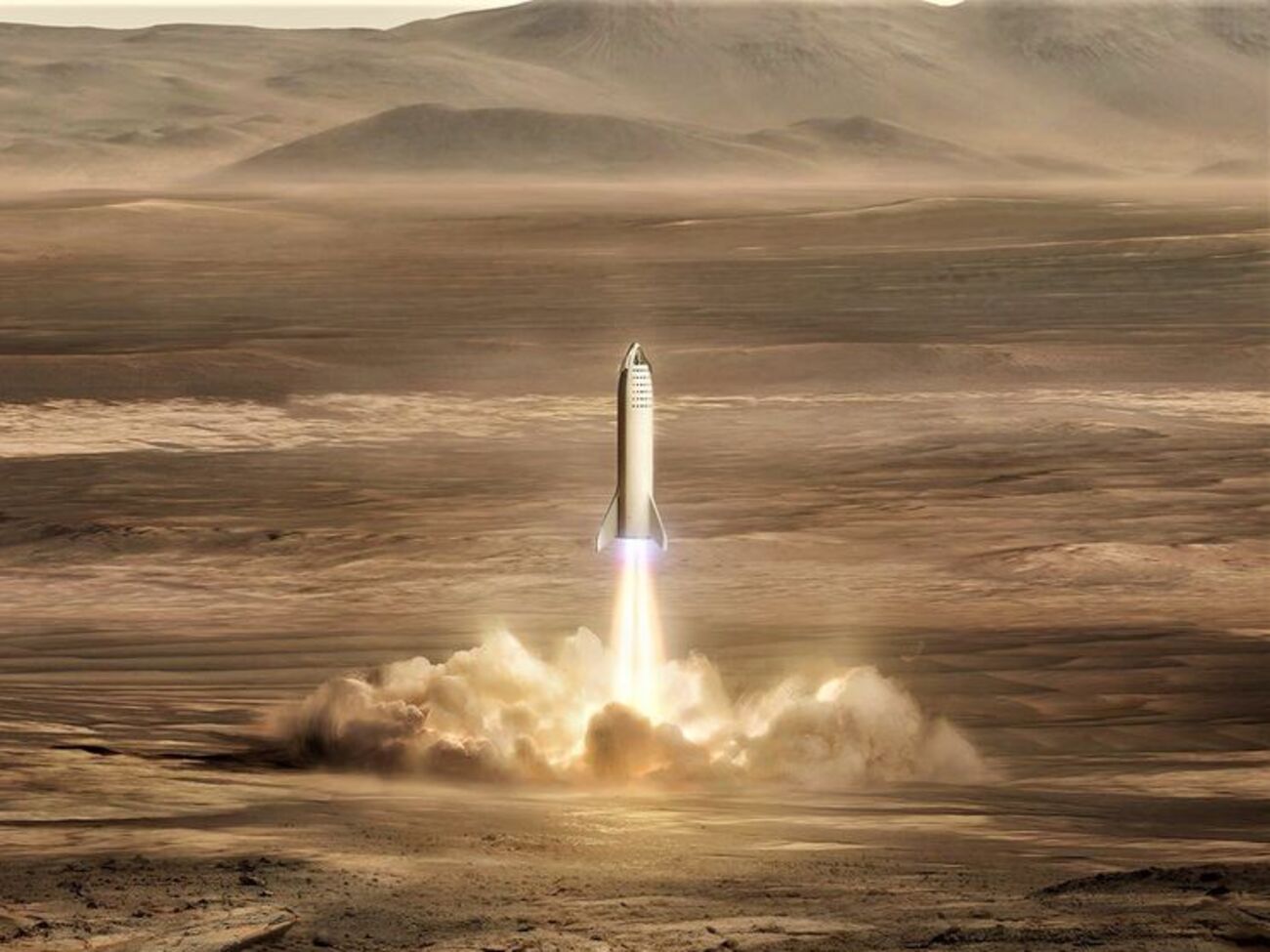 Отправить человека на Марс Маск намерен до 2025 года