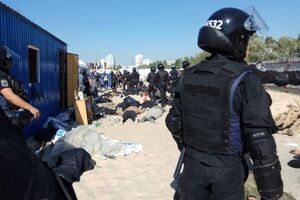 Полиция положила на землю охрану, которую нанял застройщик, утверждает "СтопКор"