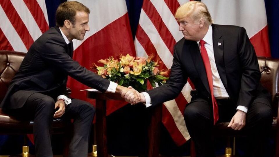 Зустріч Дональда Трампа й Еммануеля Макрона тривала приблизно годину