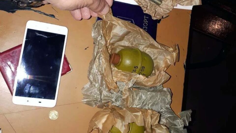 Задержанному с гранатами мужчине грозит до семи лет лишения свободы
