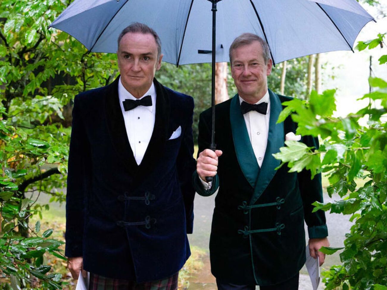 Маунтбаттен (справа) и Койл официально оформили свои отношения