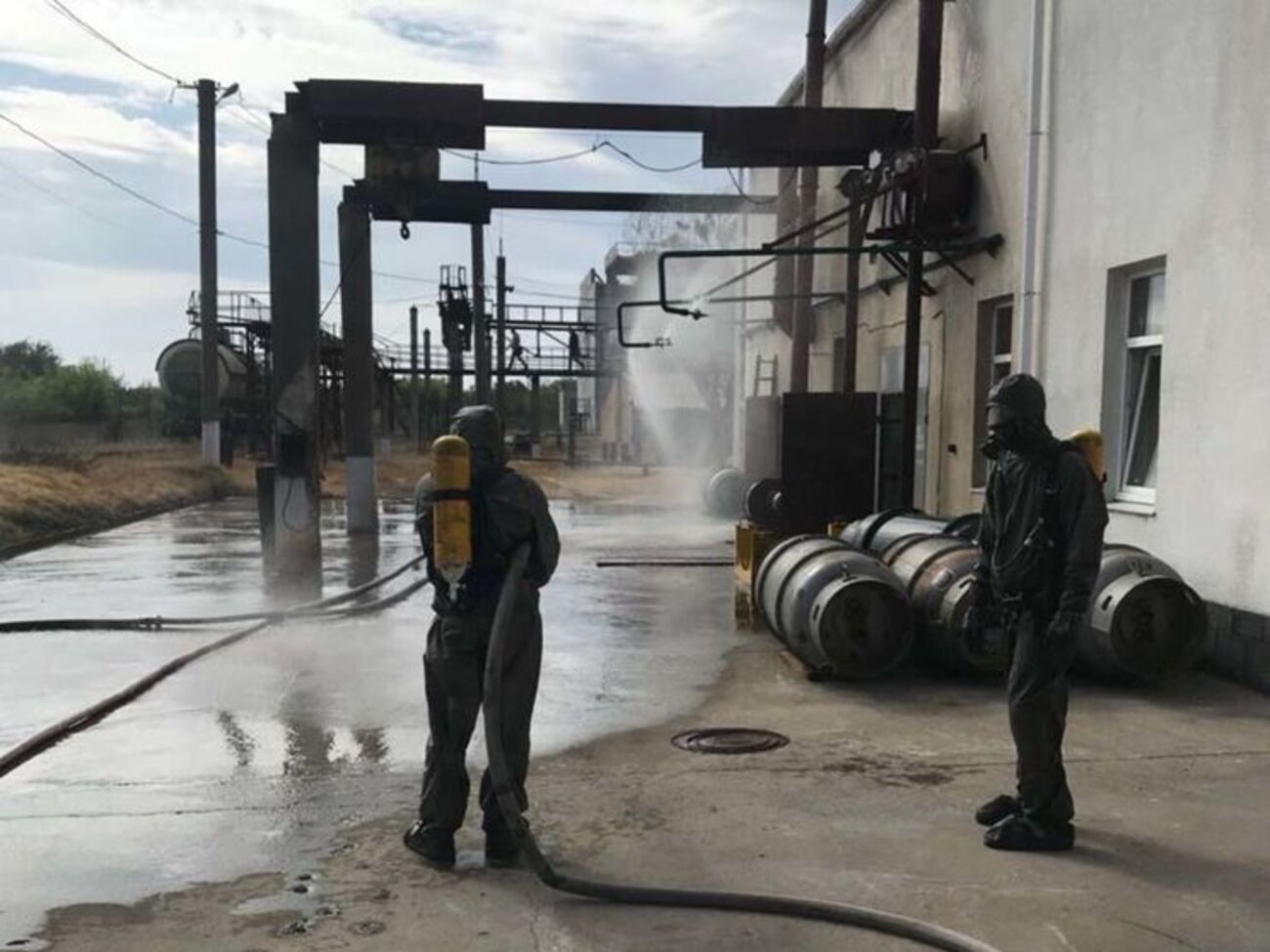 Спасатели ликвидировали утечку хлора под Кривым Рогом