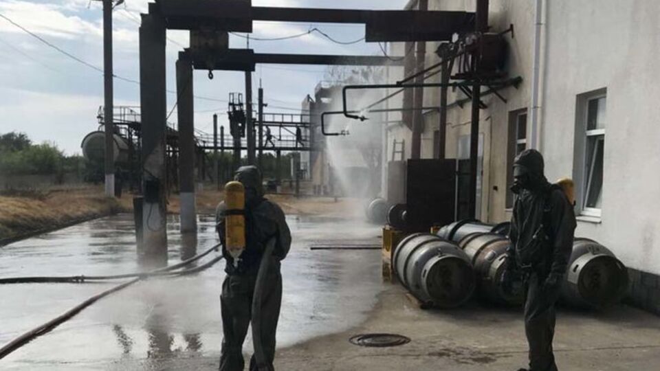 Спасатели ликвидировали утечку хлора под Кривым Рогом