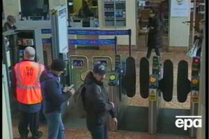 Фото подозреваемых в отравлении Скрипалей, которые попали в объектив камеры наблюдения