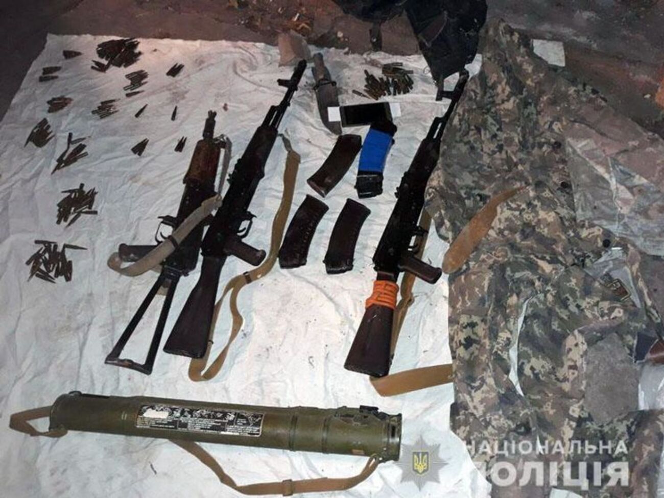 Оружие было спрятано еще в 2014 году, считают в полиции