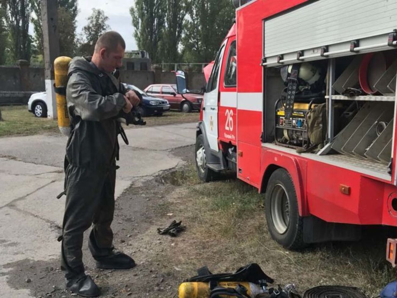 Цистерни із хлором доправила в Кривий Ріг з Узбекистану компанія АТ "Навоиазот", з'ясувала Рєзнік. 3 вересня на водоканалі стався витік реагенту