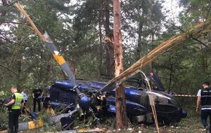 Вертоліт упав уранці 6 вересня