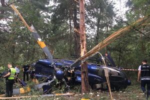 Вертолет упал утром 6 сентября