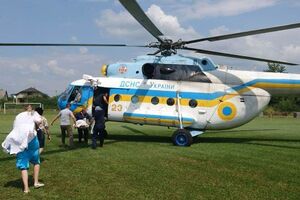 Вертоліт намагався набрати води