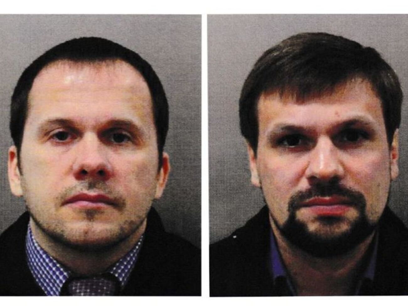 Петров (ліворуч) і Боширов, за даними Великобританії, є співробітниками ГРУ