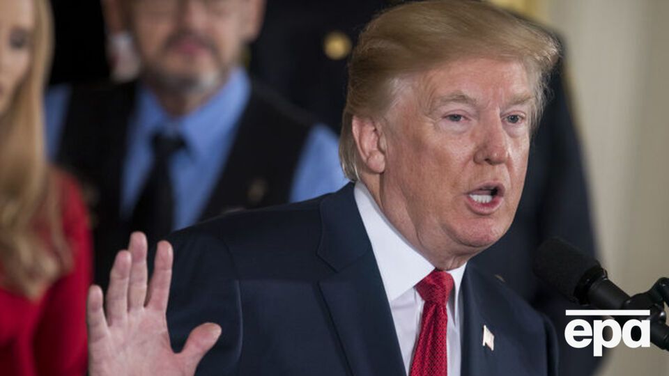 Трампу посвятили баннер в Украине