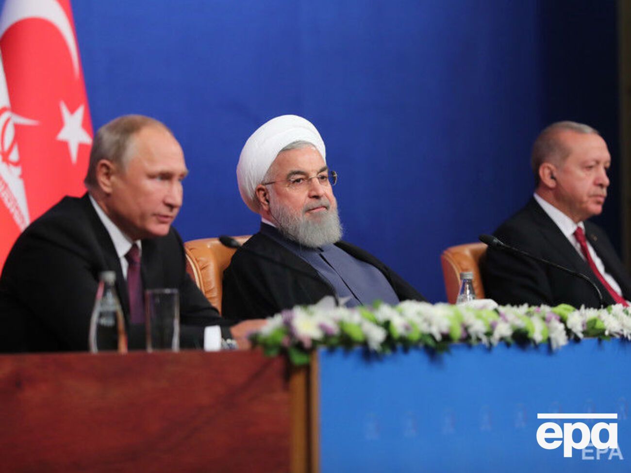 Путін, Рухані та Ердоган підписали спільну декларацію