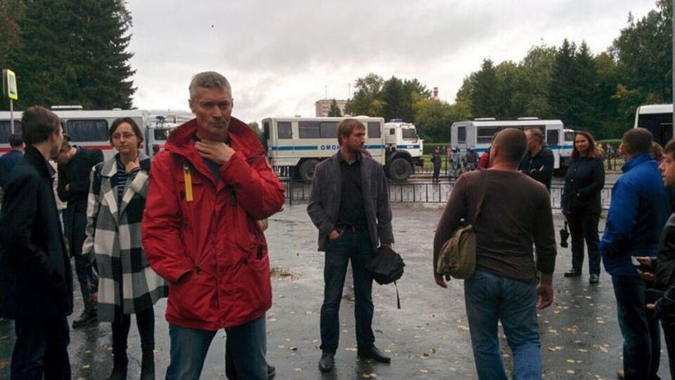 Ройзман прийшов на акцію протесту