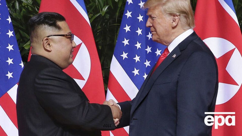 Трамп и Ким Чен Ын встречались летом 2018 года в Сингапуре