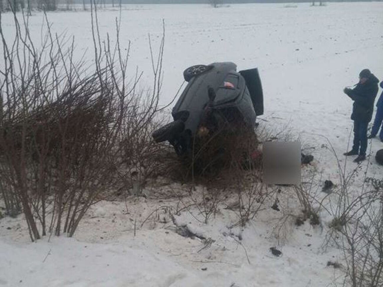 На месте ДТП в Николаевской области работает следственно-оперативная группа Казанковского отделения полиции