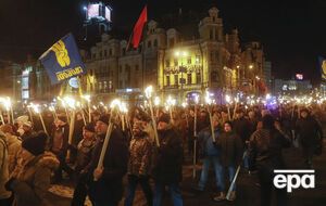 В Киеве прошло шествие в честь дня рождения Бандеры. Фоторепортаж