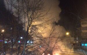 Микроавтобус взорвался в Магнитогорске вечером 1 января