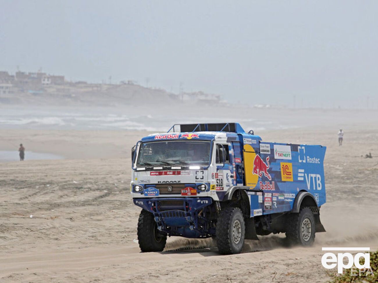 Экипаж Каргинова занимал третье место в общем зачете грузовиков