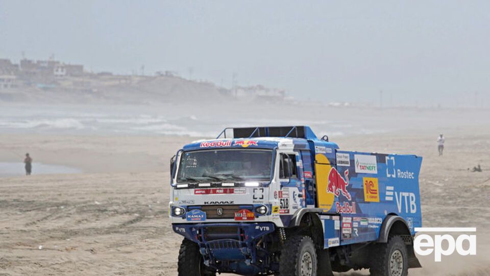 Экипаж Каргинова занимал третье место в общем зачете грузовиков