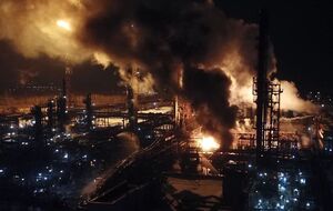 К тушению пожара привлекли 20 единиц техники и 110 человек личного состава ГСЧС