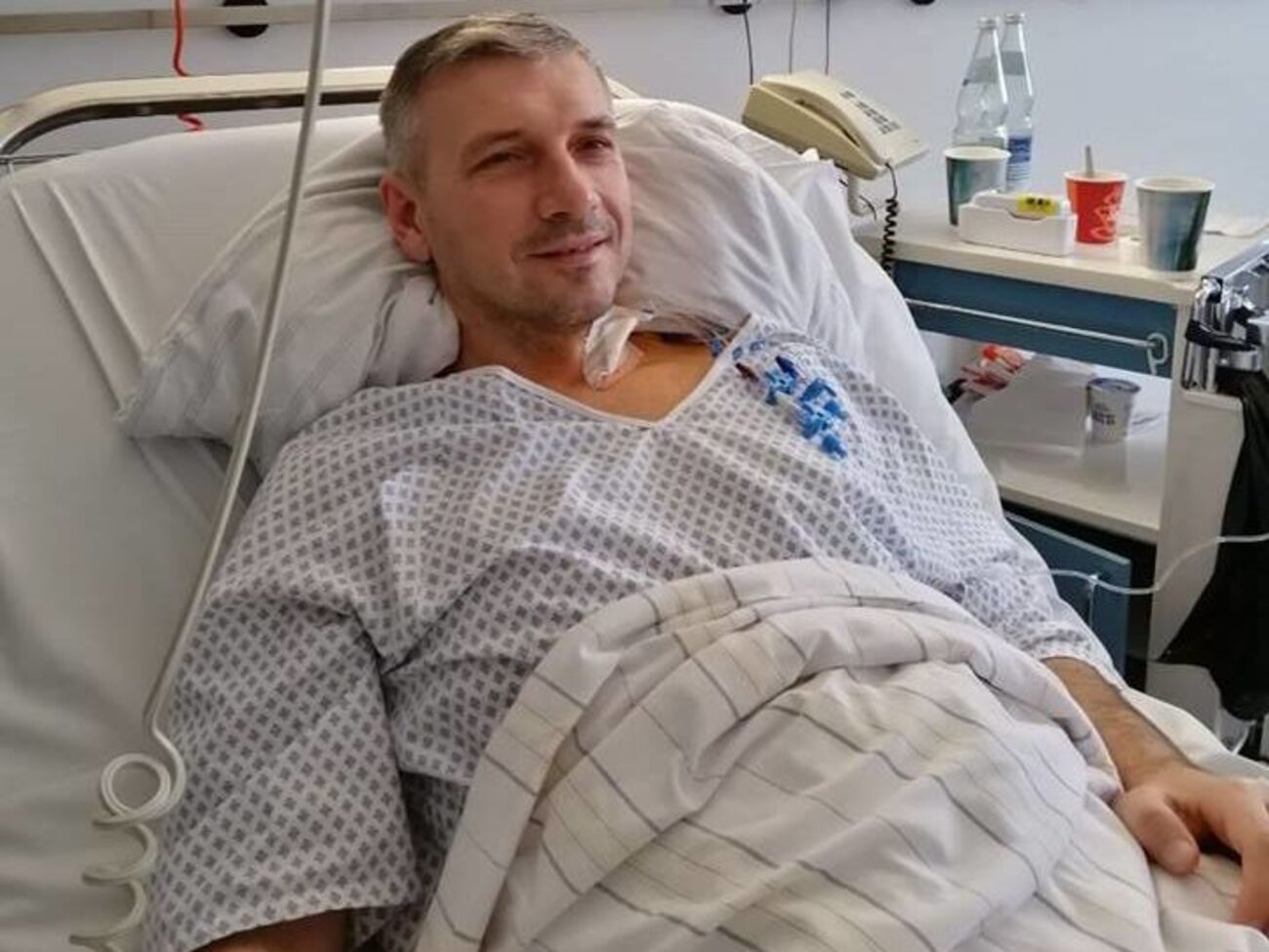 Михайлик: Я ще в катетерах, але температура трохи спала