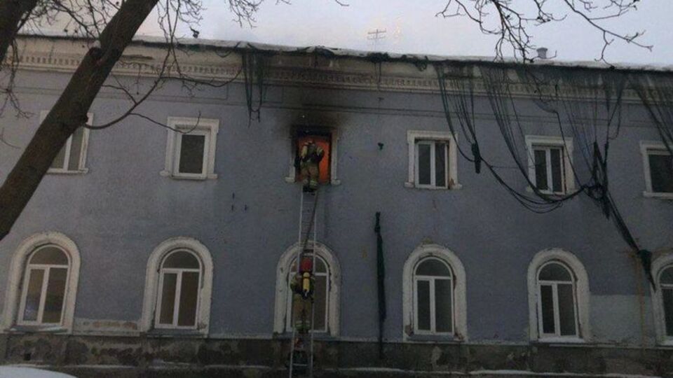 Пожежа на території Києво-Печерської лаври сталася 14 січня