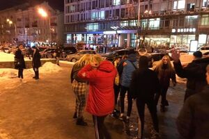 Инцидент произошел на Спортивной площади в Киеве