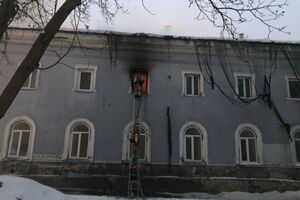 Будівля на території Лаври зайнялася 14 січня