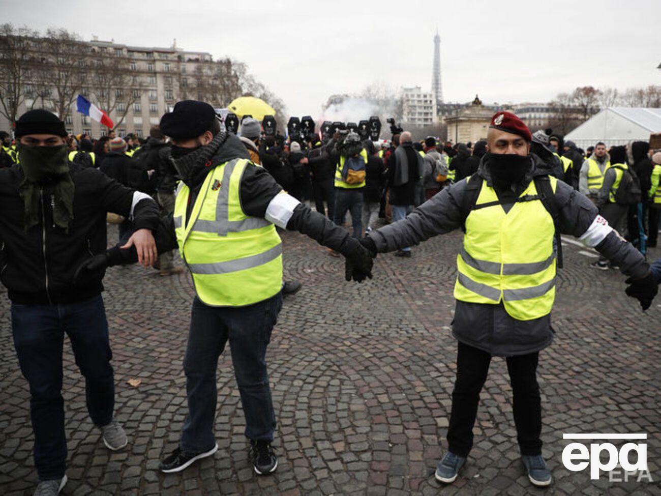 Во Франции 19 января продолжились протесты "желтых жилетов"