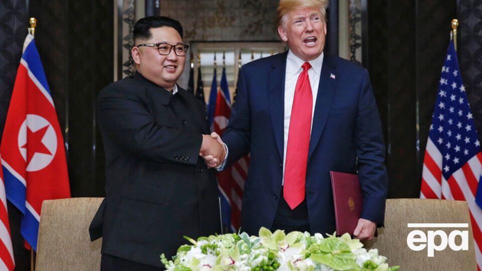 Трамп и Ким Чен Ын встречались в июне в Сингапуре