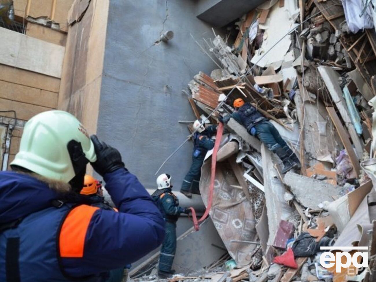 Подъезд дома в Магнитогорске обрушился в ночь на 31 декабря