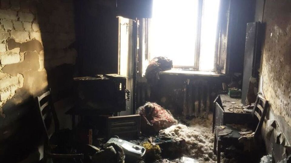 Під час гасіння пожежі вогнеборці виявили тіла двох людей