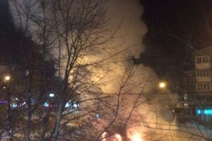 Микроавтобус взорвался в Магнитогорске вечером 1 января
