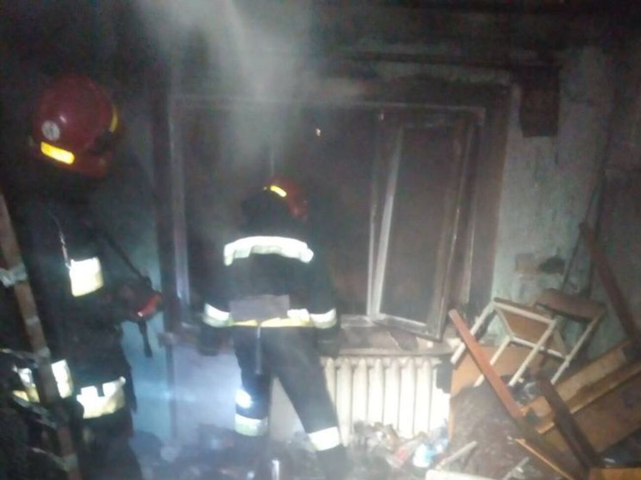 Пожарные ликвидировали возгорание в общежитии в Виннице за пять минут