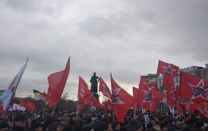 Участники митинга потребовали прекратить кулуарные переговоры с Японией по поводу принадлежности Курильских островов