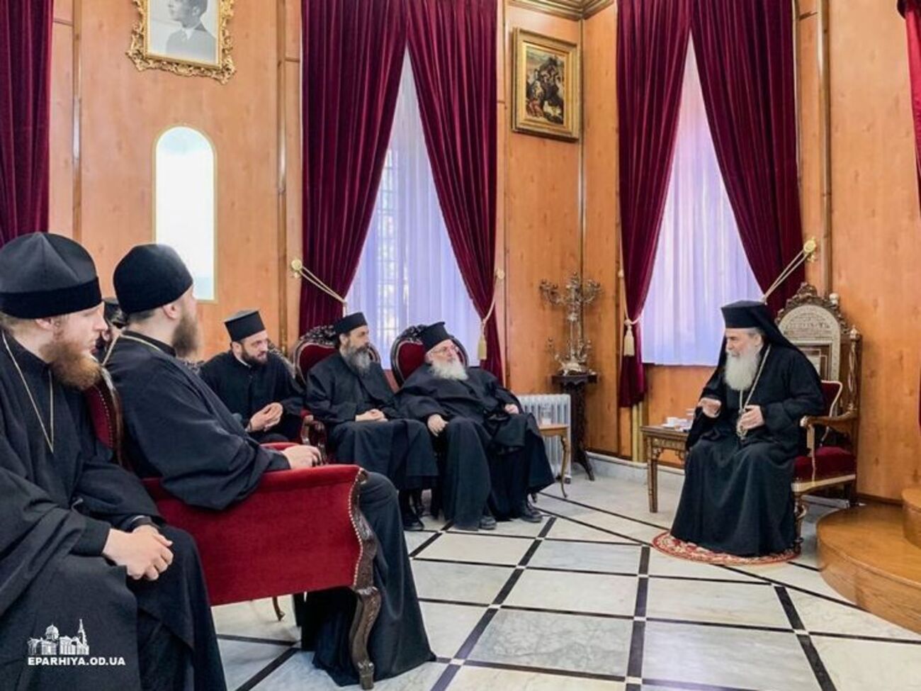Патріарх зазначив, що особливо молиться про мир в Україні, повідомляє прес-служба єпархії