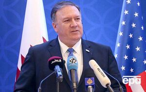 Помпео (на фото) заявил, что США приветствуют санкции против причастных к отравлению Скрипалей