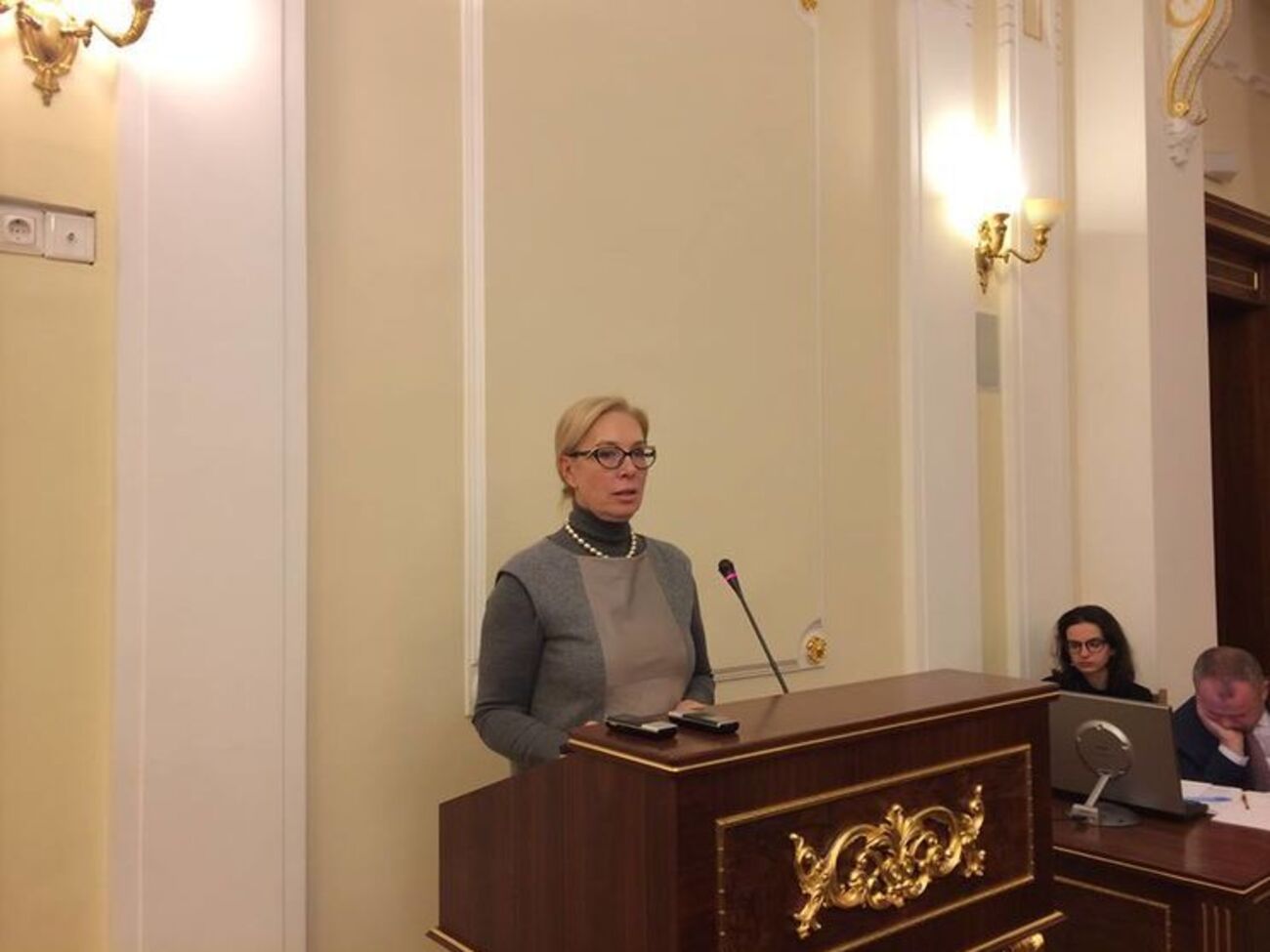 Денісова: За документ проголосували всі, за винятком одного члена зазначеного комітету