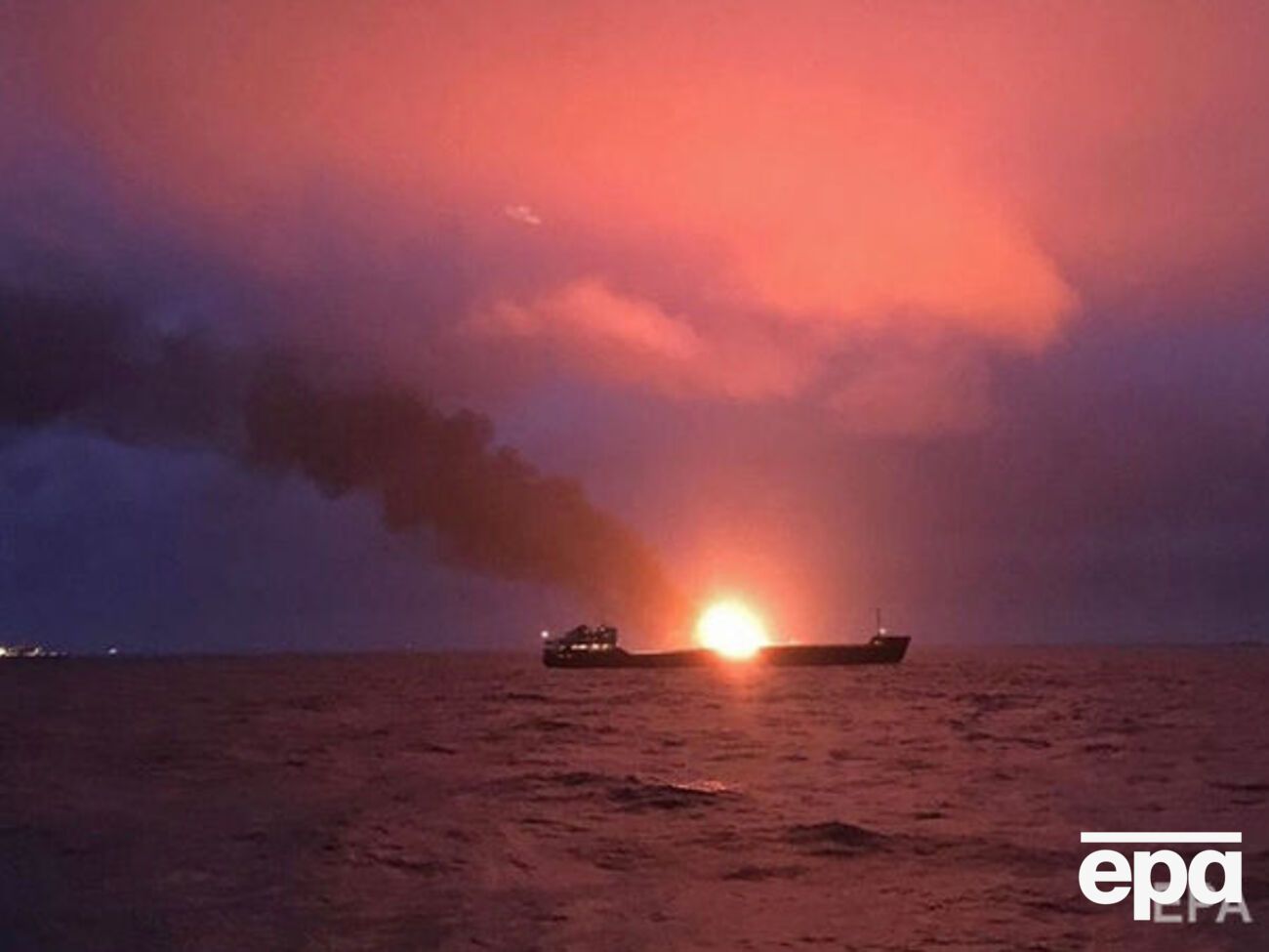Пожежа біля Керченської протоки сталася 21 січня